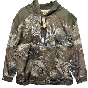 RedHead Mens Strata Promo Camo Hoodie TrueTimber Deer Antler Graphic XL
